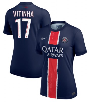 Paris Saint-Germain Vitinha #17 Hemmatröja Dam 2024-25 Kortärmad